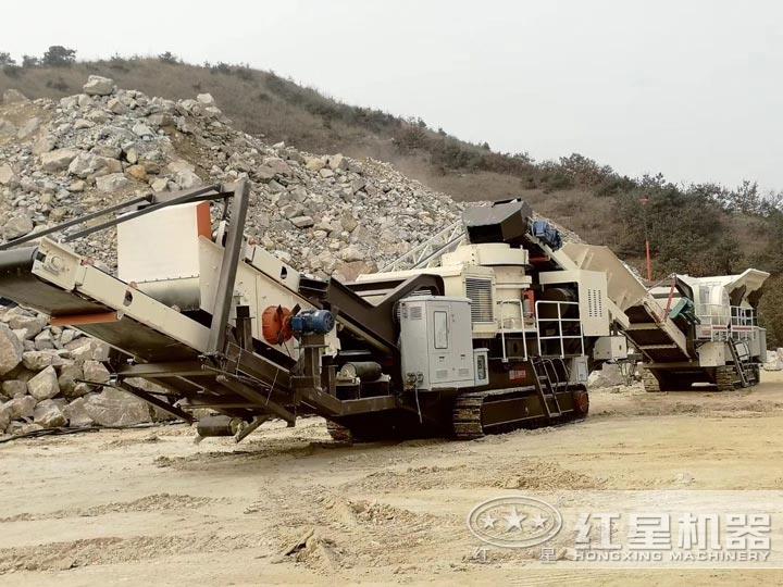 建筑垃圾破碎現場，選好設備收益更高